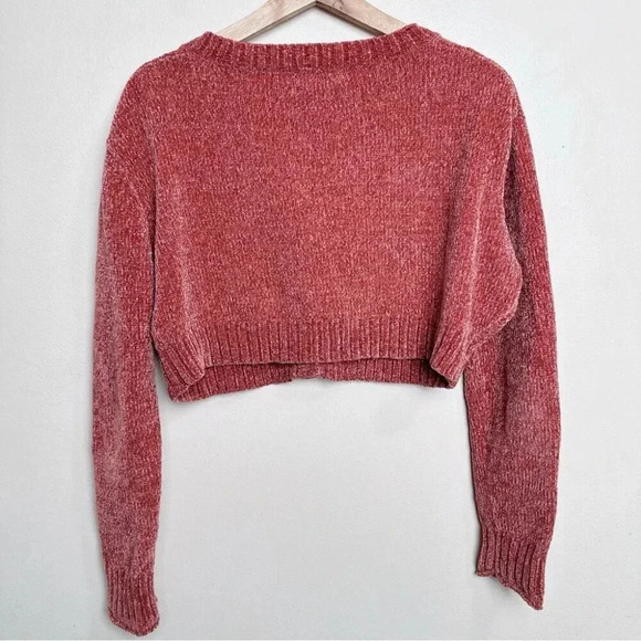 Urban Outfitters Womens Xsmall Maura Chenille  Cropped Cardigan - Picture 13 of 13